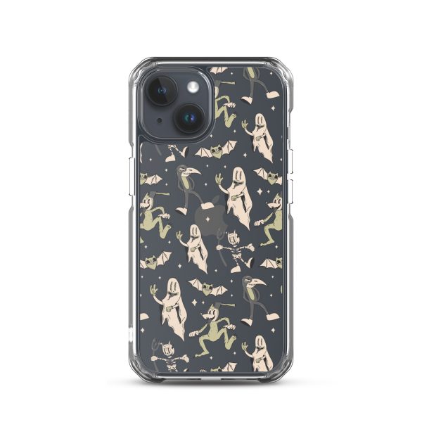 Spooky Vintage Halloween iPhone Clear Case