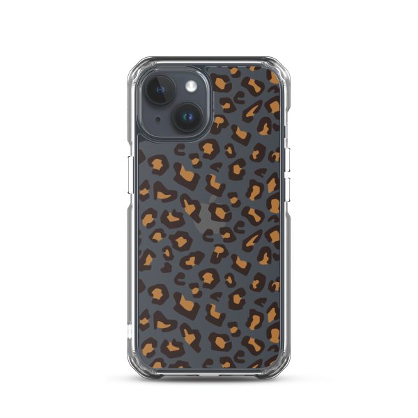 Seamless Leopard iPhone Clear Case
