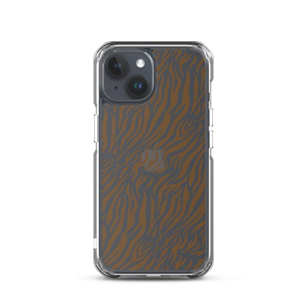 Tiger Print iPhone Clear Case