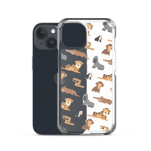 African Jungle Animals iPhone Clear Case