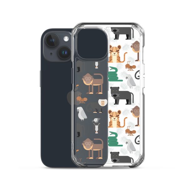 Amazon Jungle Animals iPhone Clear Case
