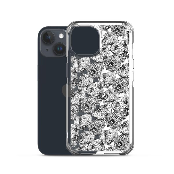 Angry Gorillas iPhone Clear Case