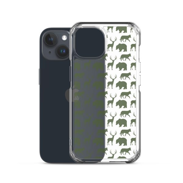 Animals Silhouette iPhone Clear Case