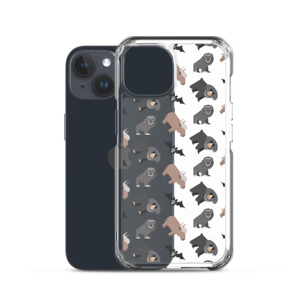 Asian Jungle Animal iPhone Clear Case