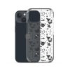 Black and White Halloween iPhone Clear Case