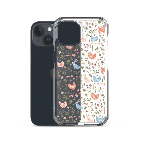 Bunnies and Hens Easter iPhone Clear Case