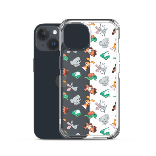Cute Animals iPhone Clear Case