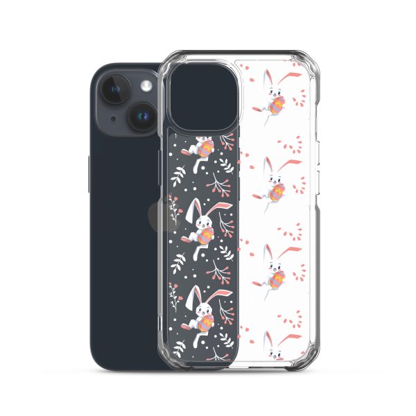 Cute Easter Rabbit iPhone Clear Case