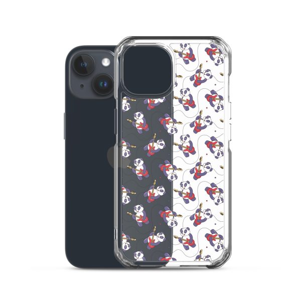 Panda Guitarist iPhone Clear Case