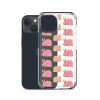 Pink Bunnies iPhone Clear Case