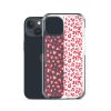 Leopard Heart Print iPhone Clear Case