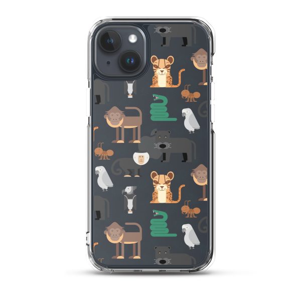 Amazon Jungle Animals iPhone Clear Case