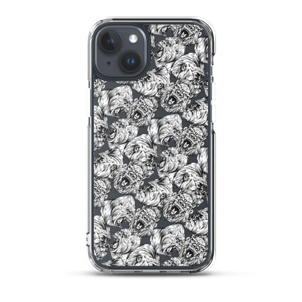 Angry Gorillas iPhone Clear Case