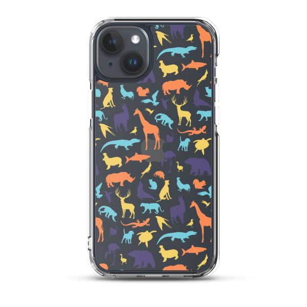 Animal Silhouette iPhone Clear Case