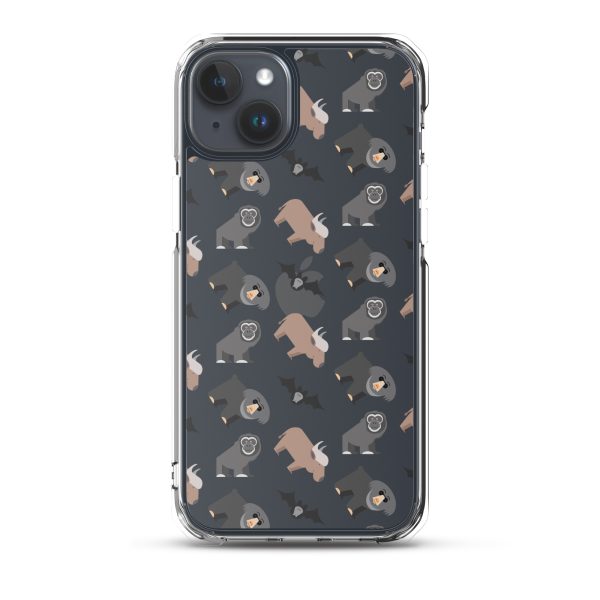 Asian Jungle Animal iPhone Clear Case