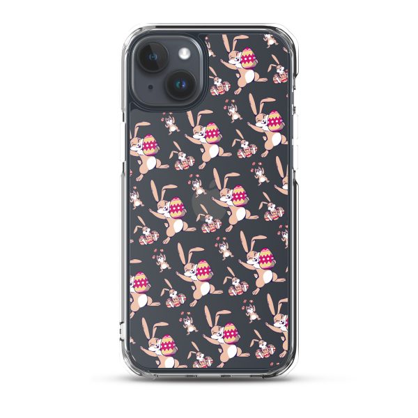 Easter Bunny With Egg iPhone Clear Case