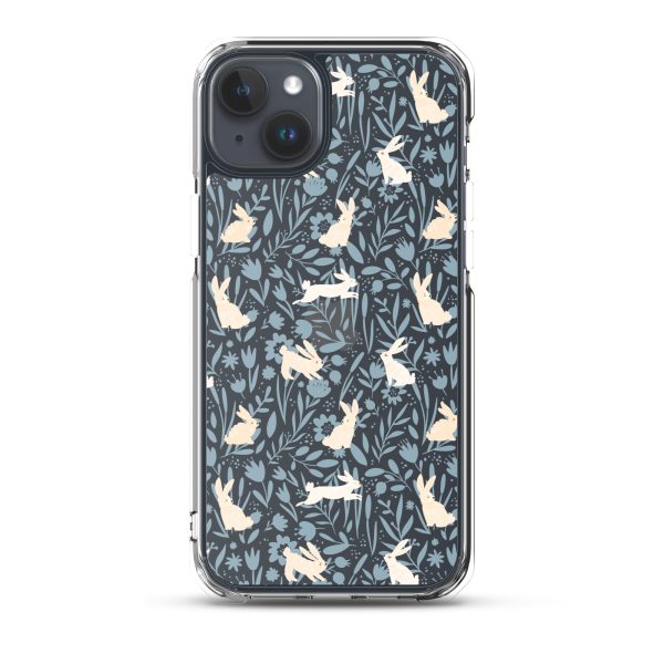 Easter Hopping Bunnies iPhone Clear Case