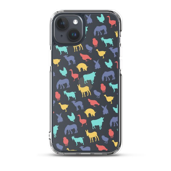 Farm Animals iPhone Clear Case