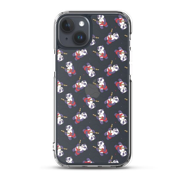 Panda Guitarist iPhone Clear Case