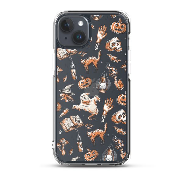 Vintage Halloween iPhone Clear Case