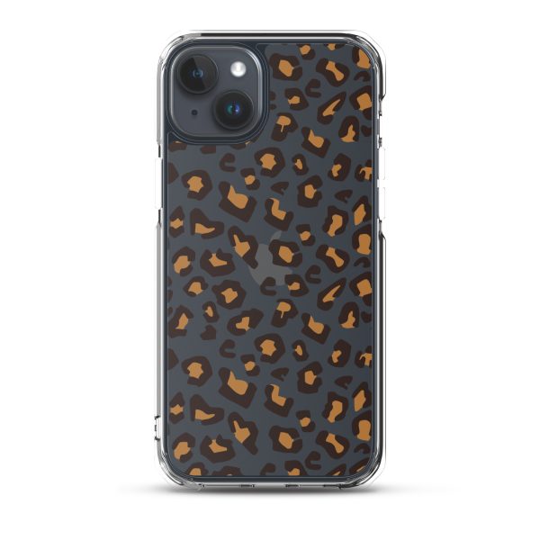 Seamless Leopard iPhone Clear Case
