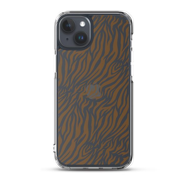 Tiger Print iPhone Clear Case