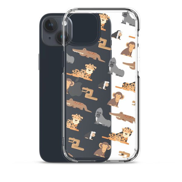 African Jungle Animals iPhone Clear Case
