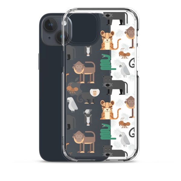 Amazon Jungle Animals iPhone Clear Case