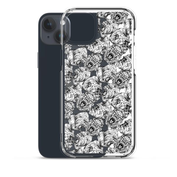 Angry Gorillas iPhone Clear Case