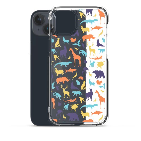 Animal Silhouette iPhone Clear Case