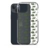 Animals Silhouette iPhone Clear Case