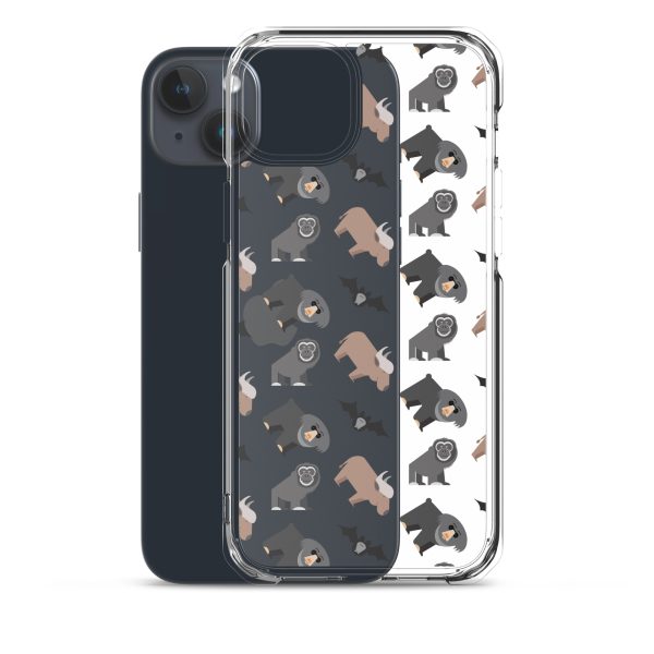 Asian Jungle Animal iPhone Clear Case