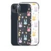 Colorful Bunnies Easter iPhone Clear Case