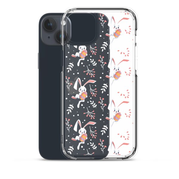 Cute Easter Rabbit iPhone Clear Case