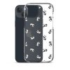 Cute Pandas iPhone Clear Case