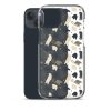 Forest Bear Silhouette iPhone Clear Case