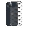 Monkey Silhouette iPhone Clear Case