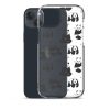 Panda Bears Bamboo iPhone Clear Case