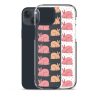 Pink Bunnies iPhone Clear Case