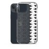 Rat Silhouette iPhone Clear Case