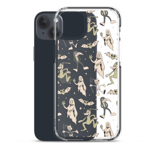 Spooky Vintage Halloween iPhone Clear Case
