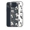 Watercolor Panda Bear iPhone Clear Case