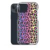 Neon Leopard iPhone Clear Case