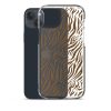 Tiger Print iPhone Clear Case