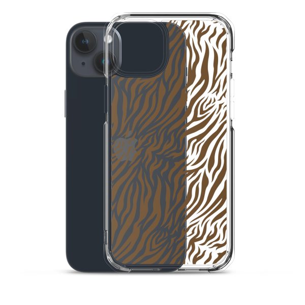 Tiger Print iPhone Clear Case