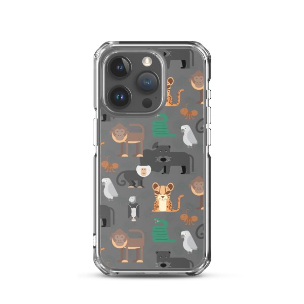 Amazon Jungle Animals iPhone Clear Case