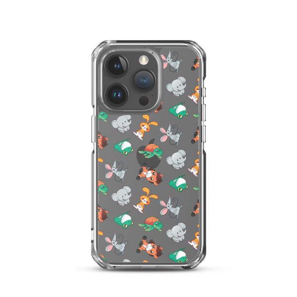Cute Animals iPhone Clear Case