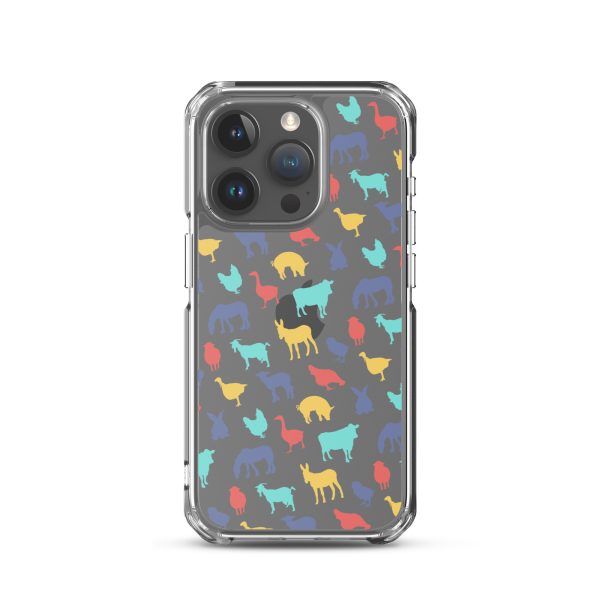 Farm Animals iPhone Clear Case