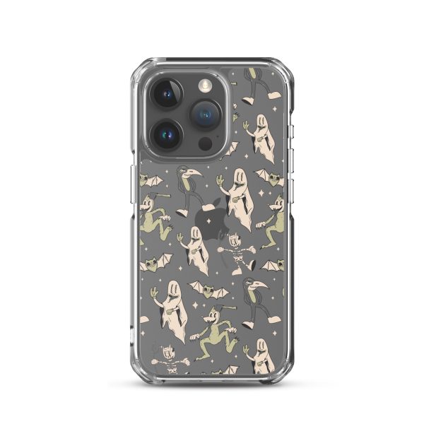 Spooky Vintage Halloween iPhone Clear Case