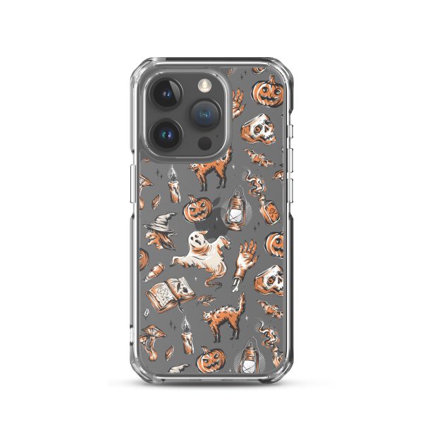 Vintage Halloween iPhone Clear Case